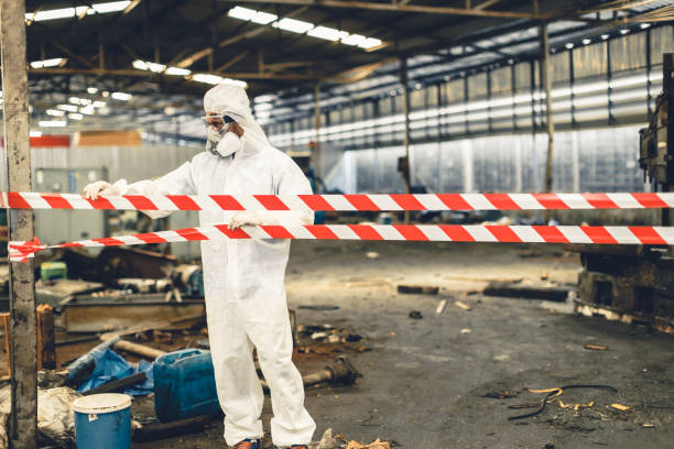 Professional Biohazard technician working in Millersville, PA